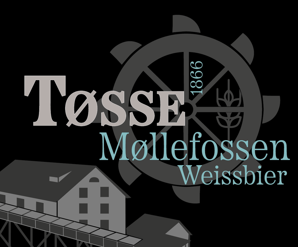 Møllefossen Weissbier 4.7% - Boks 0.33l